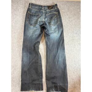 VTG Y2K Ed Hardy Christian Audigier Jeans Mens 31x34 Baggy Straight Streetwear